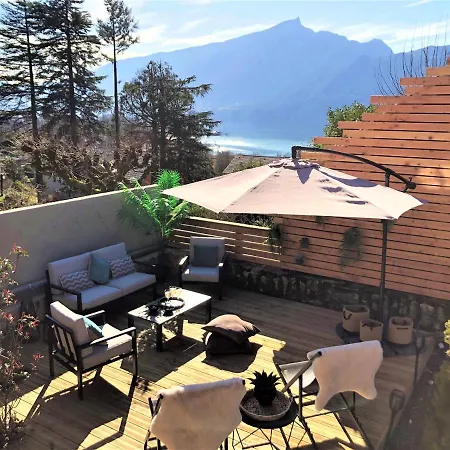 Appartamento Loft Christina Moderne Et Confortable, Vue Lac, Climatisation, Parking Aix-les-Bains